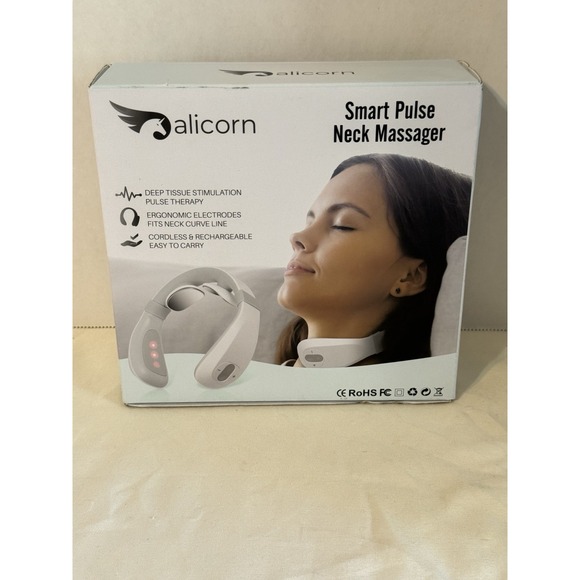 Alicorn Smart Pulse Neck Massager ST-304 Heated Wireless Rechargeable - Picture 3 of 13
